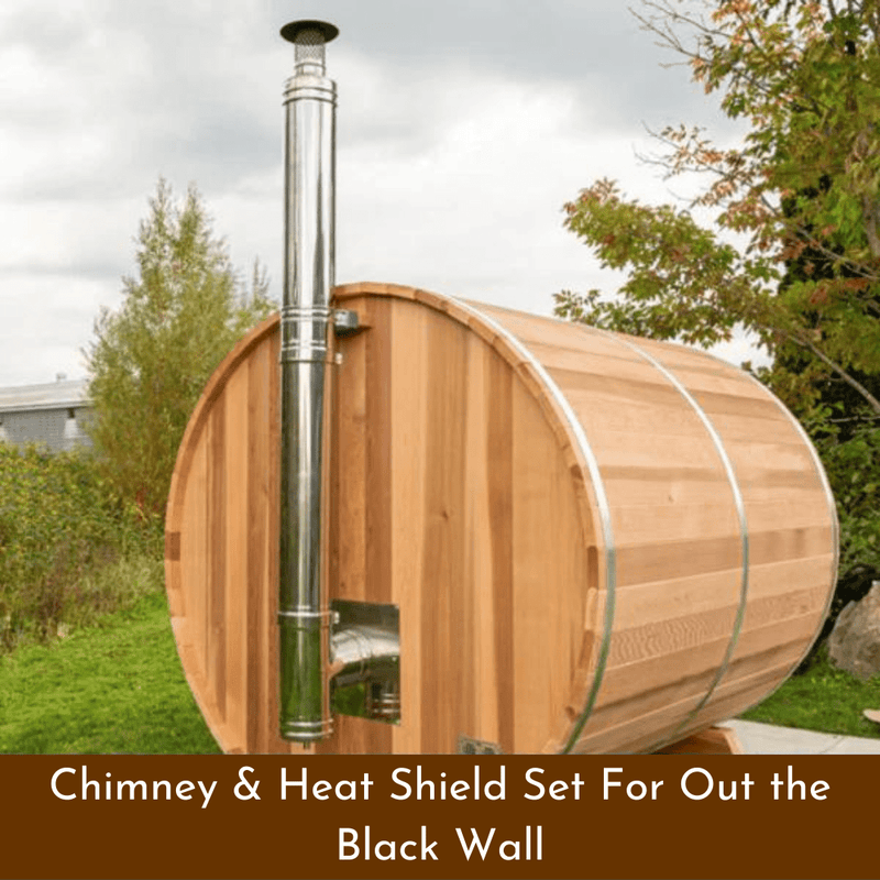 Dundalk CT Harmony 4 Person Barrel Sauna - The Sauna Solution LLC