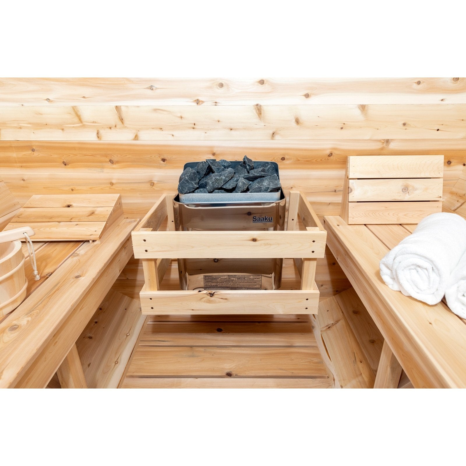Dundalk CT Harmony 4 Person Barrel Sauna - The Sauna Solution