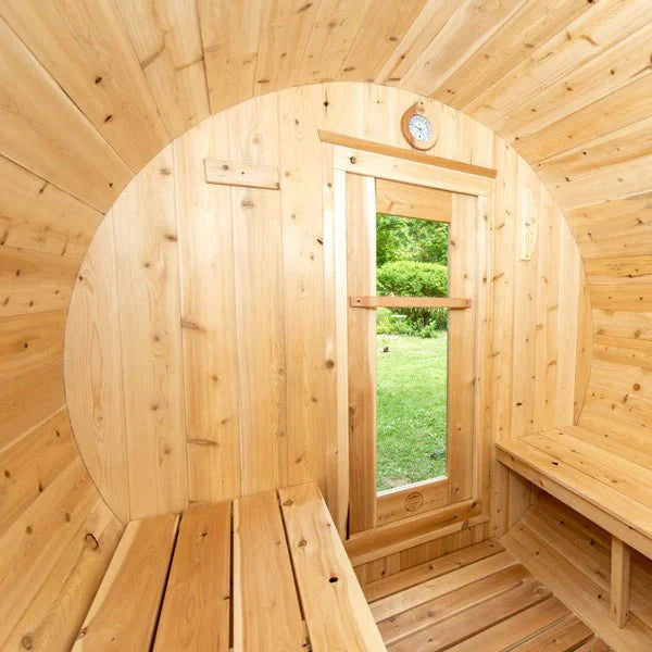 Dundalk CT Harmony 4 Person Barrel Sauna - Sauna Heater Supply