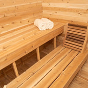 Dundalk CT Luna 4 Person Barrel Sauna - The Sauna Solution LLC