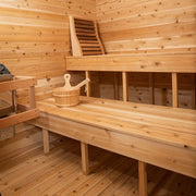 Dundalk CT Luna 4 Person Barrel Sauna - The Sauna Solution LLC