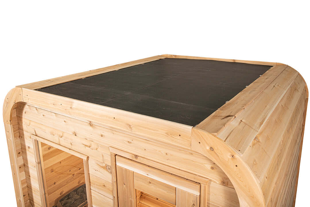 Dundalk CT Luna 4 Person Barrel Sauna - The Sauna Solution