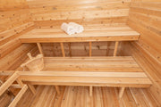 Dundalk CT Luna 4 Person Barrel Sauna - The Sauna Solution LLC