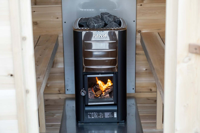 Dundalk CT Mini POD 4 Person Outdoor Sauna - The Sauna Solution LLC