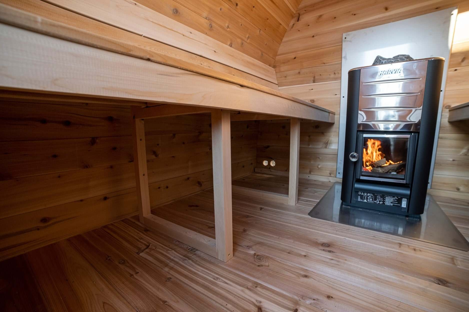 Dundalk CT Mini POD 4 Person Outdoor Sauna - Sauna Heater Supply