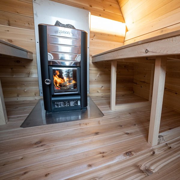 Dundalk CT Mini POD 4 Person Outdoor Sauna - The Sauna Solution LLC