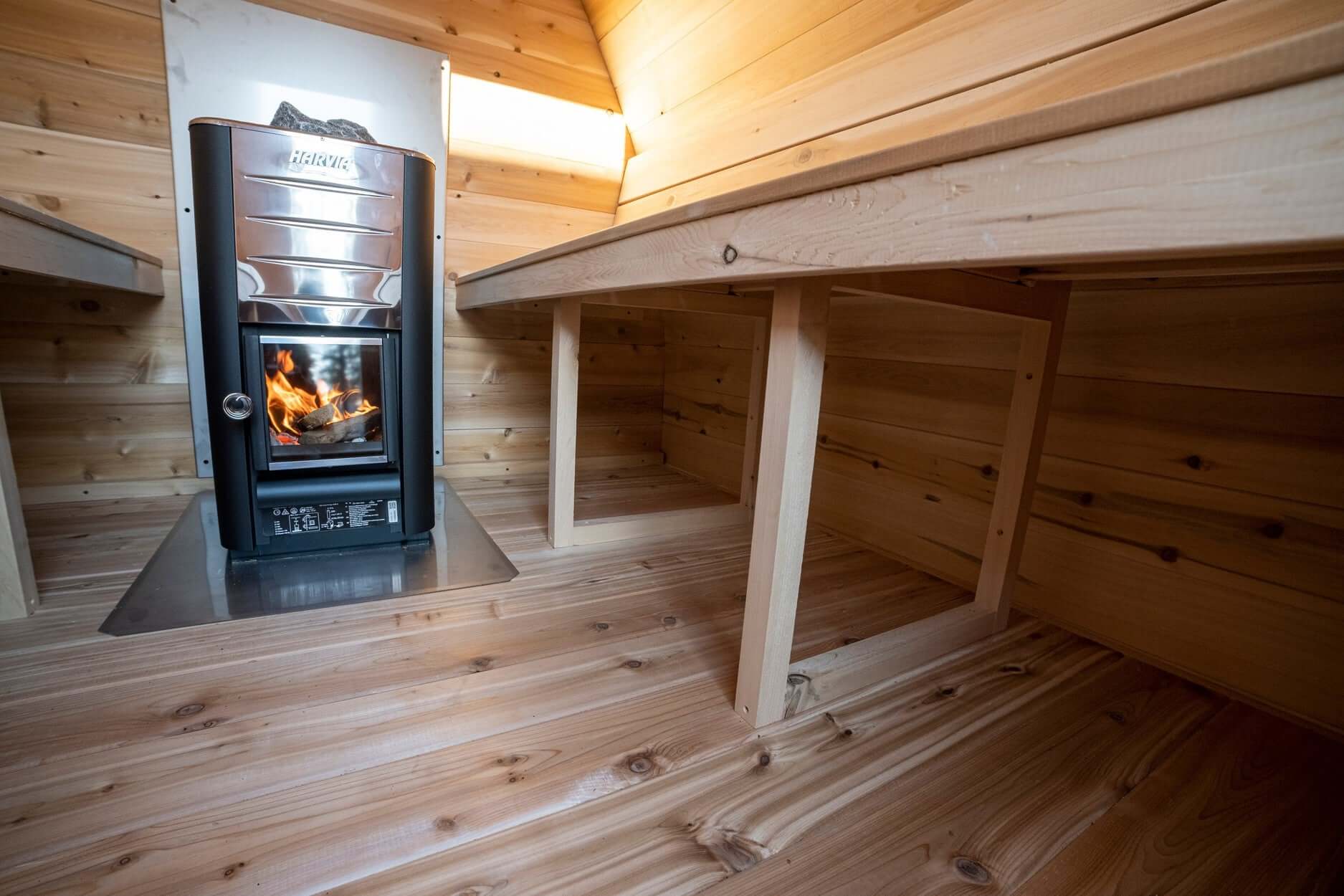 Dundalk CT Mini POD 4 Person Outdoor Sauna - Sauna Heater Supply