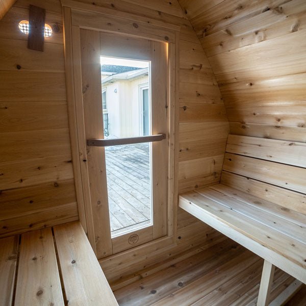 Dundalk CT Mini POD 4 Person Outdoor Sauna - The Sauna Solution LLC