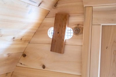 Dundalk CT Mini POD 4 Person Outdoor Sauna - The Sauna Solution LLC