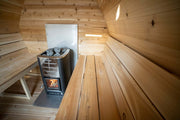 Dundalk CT Mini POD 4 Person Outdoor Sauna - The Sauna Solution LLC