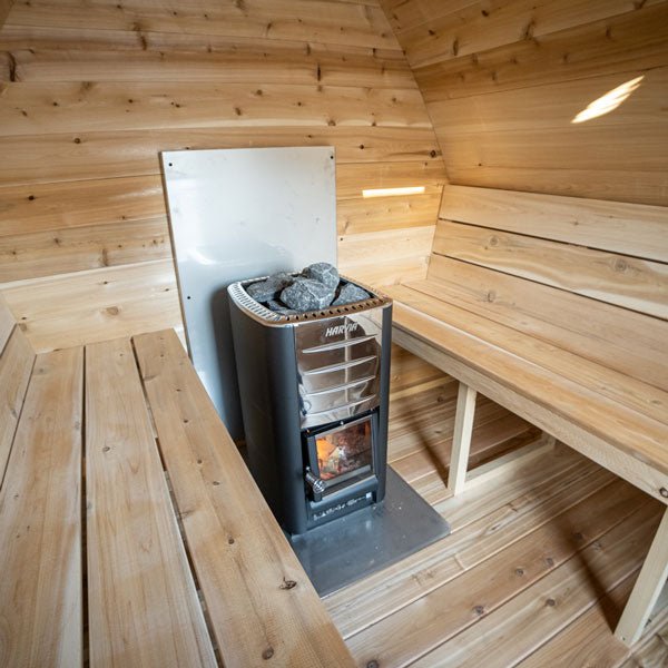 Dundalk CT Mini POD 4 Person Outdoor Sauna - The Sauna Solution