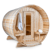Dundalk CT Serenity 6 Person Barrel Sauna - The Sauna Solution LLC