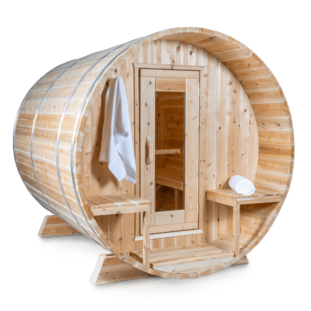 Dundalk CT Serenity 6 Person Barrel Sauna - The Sauna Solution