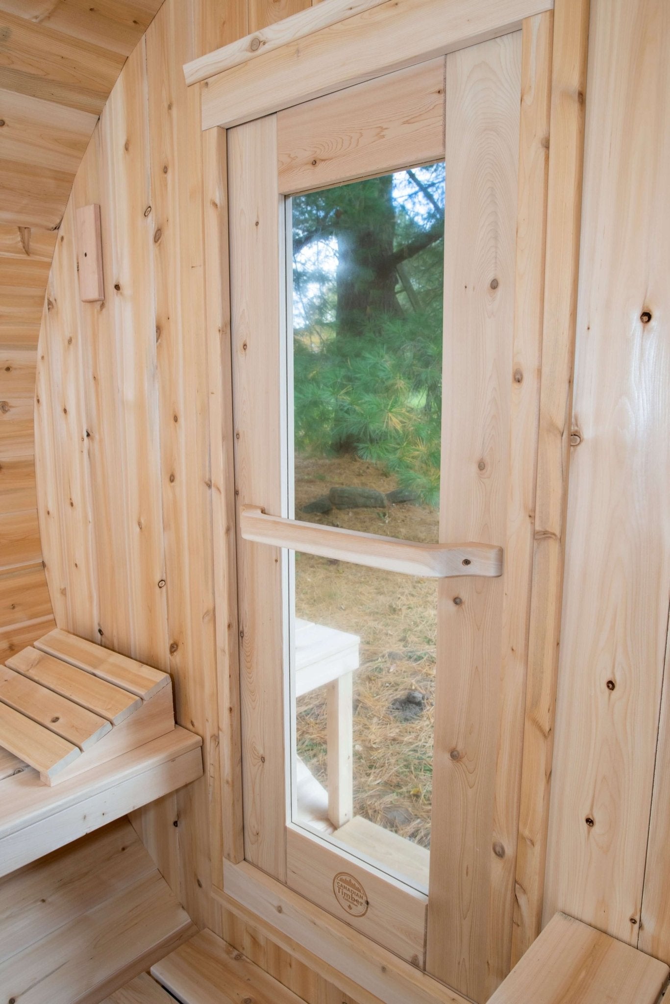 Dundalk CT Serenity 6 Person Barrel Sauna - Sauna Heater Supply