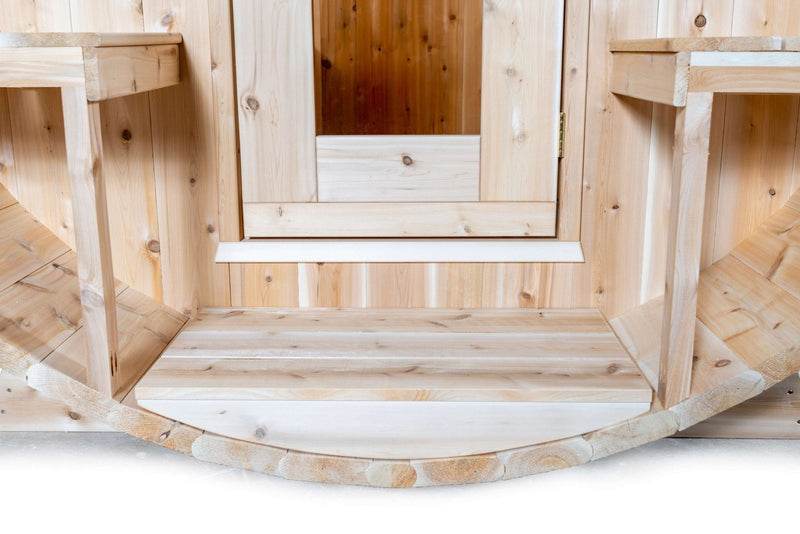 Dundalk CT Serenity 6 Person Barrel Sauna - The Sauna Solution LLC