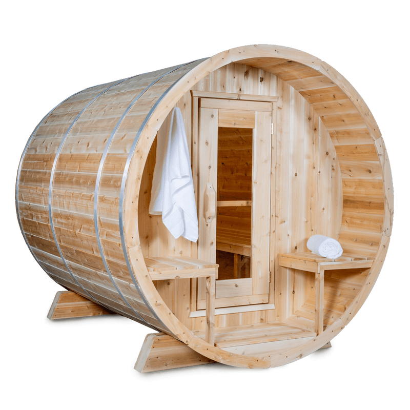 Dundalk CT Serenity 6 Person Barrel Sauna - The Sauna Solution LLC
