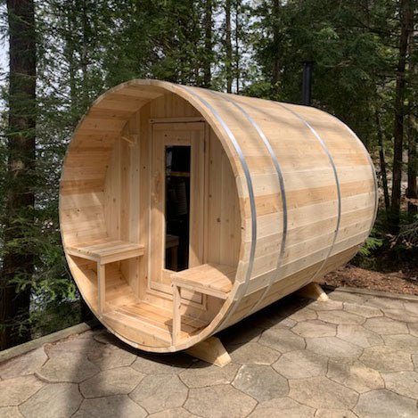 Dundalk CT Serenity 6 Person Barrel Sauna - The Sauna Solution LLC