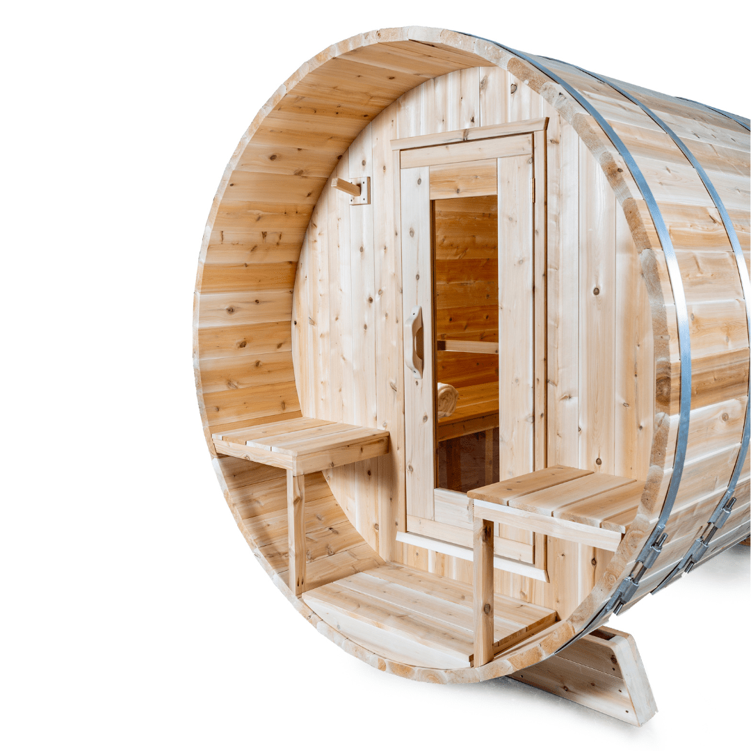 Dundalk CT Serenity 6 Person Barrel Sauna - Sauna Heater Supply