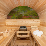 Dundalk CT Tranquility 6 Person Barrel Sauna - The Sauna Solution LLC