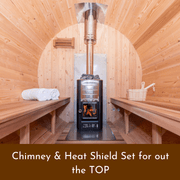 Dundalk CT Tranquility 6 Person Barrel Sauna - The Sauna Solution LLC