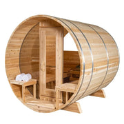 Dundalk CT Tranquility 6 Person Barrel Sauna - The Sauna Solution LLC