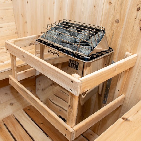 Dundalk CT Tranquility 6 Person Barrel Sauna - Sauna Heater Supply