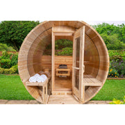 Dundalk CT Tranquility 6 Person Barrel Sauna - The Sauna Solution LLC