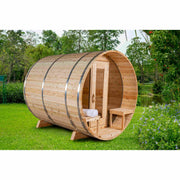 Dundalk CT Tranquility 6 Person Barrel Sauna - The Sauna Solution LLC