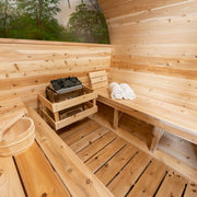 Dundalk LeisureCraft Canadian Timber Serenity MP Barrel Sauna - The Sauna Solution LLC