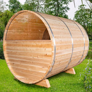 Dundalk LeisureCraft Canadian Timber Serenity MP Barrel Sauna - The Sauna Solution LLC