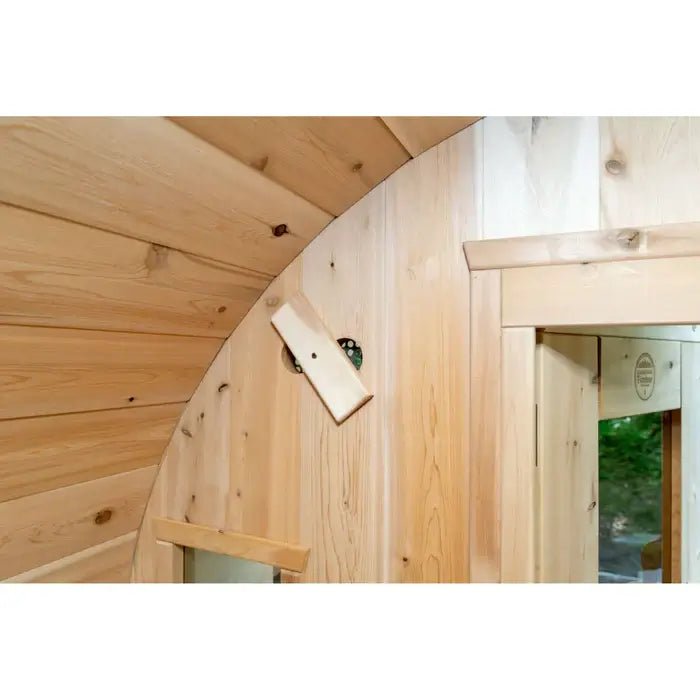 Dundalk LeisureCraft Canadian Timber Serenity MP Barrel Sauna - The Sauna Solution LLC