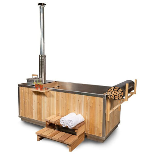 Dundalk LeisureCraft The Starlight Wood Burning Hot Tub - The Sauna Solution LLC