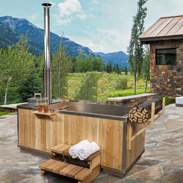 Dundalk LeisureCraft The Starlight Wood Burning Hot Tub - The Sauna Solution LLC