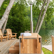 Dundalk LeisureCraft The Starlight Wood Burning Hot Tub - The Sauna Solution LLC