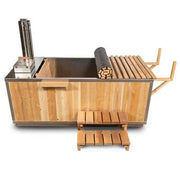 Dundalk LeisureCraft The Starlight Wood Burning Hot Tub - The Sauna Solution LLC