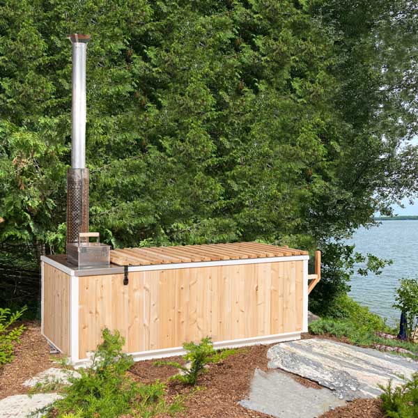 Dundalk LeisureCraft The Starlight Wood Burning Hot Tub - The Sauna Solution LLC