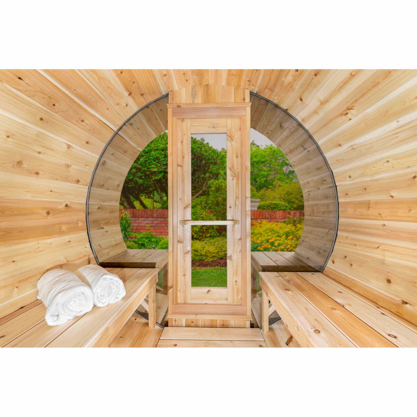 Dundalk LeisureCraft Tranquility MP Barrel Sauna - Sauna Heater Supply