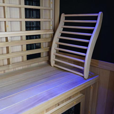 Finnmark Ergonomic Cedar Backrest - The Sauna Solution LLC