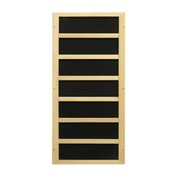Golden Designs 3 - Person Full Spectrum PureTech™ Near Zero EMF FAR Infrared Sauna with Himalayan Salt Bar & Canadian Hemlock - The Sauna Solution LLC
