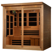 Golden Designs 6 - Person Near Zero EMF FAR Infrared Sauna - The Sauna Solution LLC