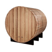 Golden Designs Arosa 4 - Person Outdoor Barrel Steam Sauna in Pacific Cedar Wood - The Sauna Solution LLC