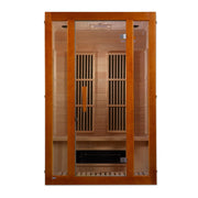 Golden Designs Aspen Maxxus 2 - Person Low EMF FAR Infrared Sauna with Hemlock Wood - The Sauna Solution LLC