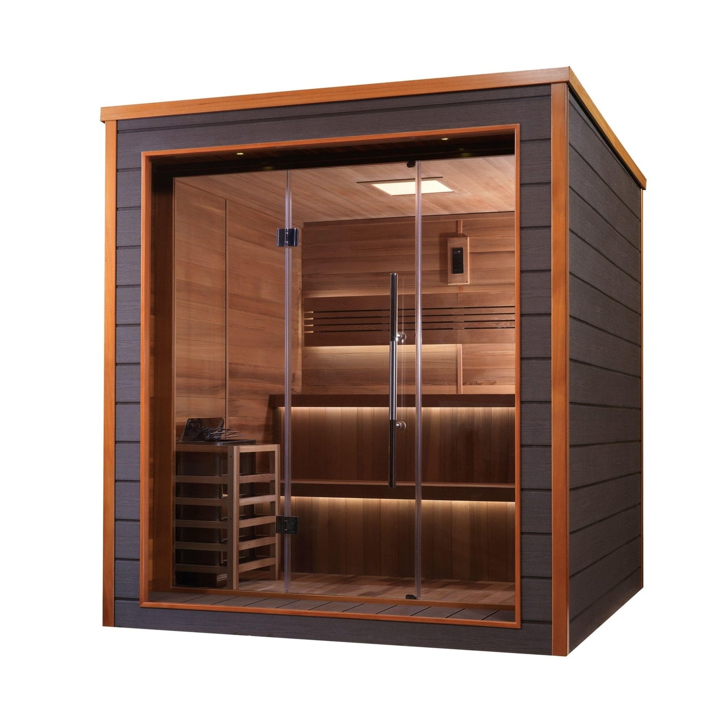 Golden Designs Bergen 6 Person Outdoor - Indoor Traditional Steam Sauna - The Sauna Solution