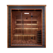 Golden Designs Bergen 6 Person Outdoor - Indoor Traditional Steam Sauna - The Sauna Solution LLC
