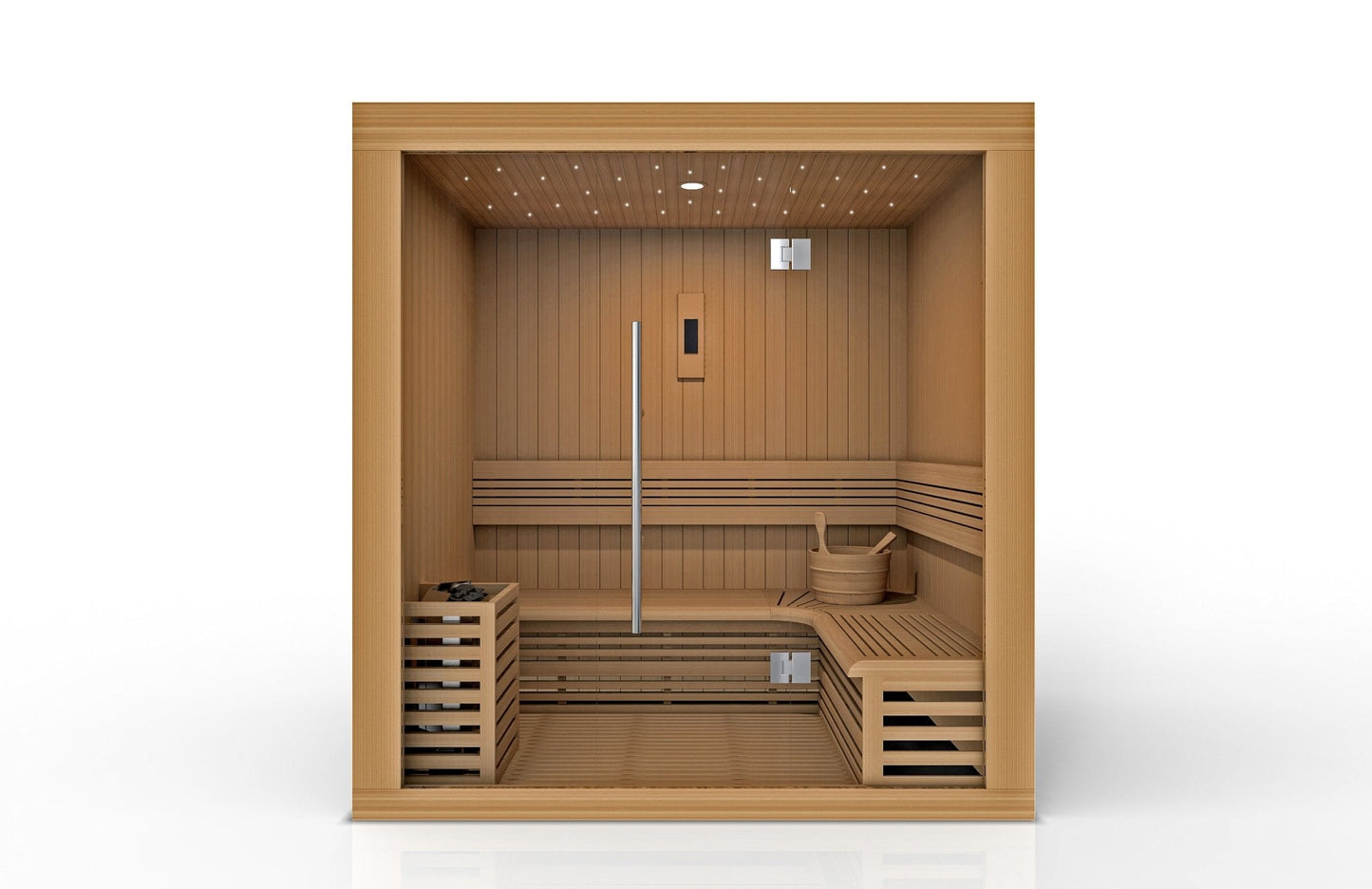 Golden Designs "Copenhagen Edition" 3 - Person Traditional Steam Sauna - The Sauna Solution