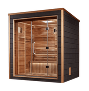 Golden Designs "Drammen" 3 Person Outdoor - Indoor Traditional Steam Sauna - The Sauna Solution LLC