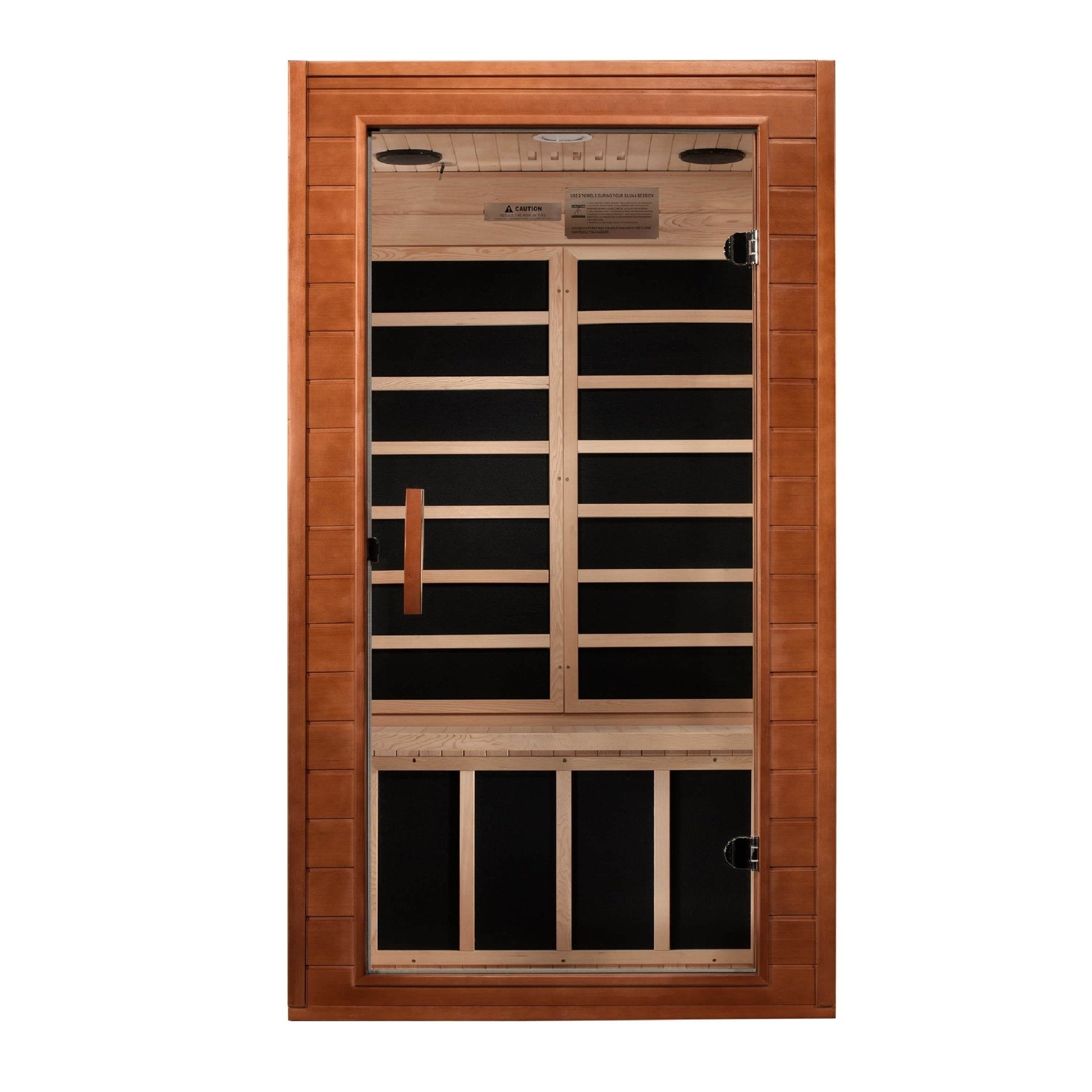 Golden Designs Dynamic "Avila" 1 - 2 Person Low EMF FAR Infrared Sauna - The Sauna Solution