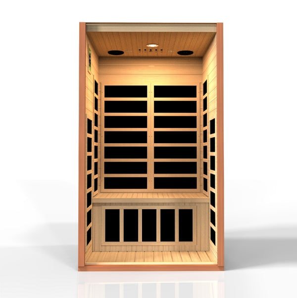 Golden Designs Dynamic "Avila Elite" 1 - 2 Person Ultra Low EMF FAR Infrared Sauna - The Sauna Solution LLC