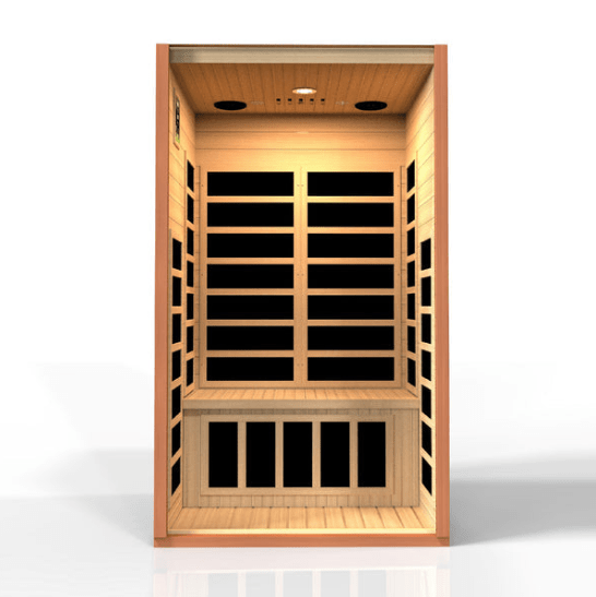 Golden Designs Dynamic "Avila Elite" 1 - 2 Person Ultra Low EMF FAR Infrared Sauna - The Sauna Solution