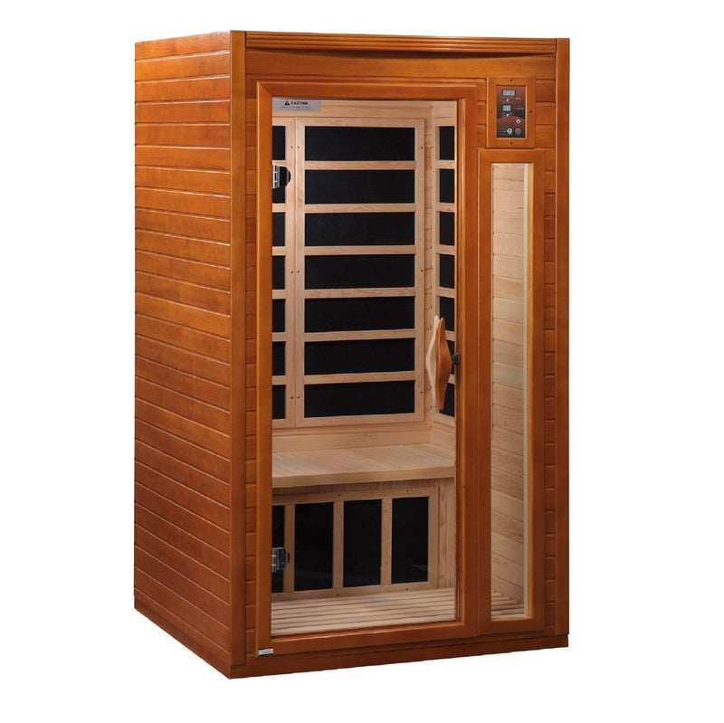 Golden Designs Dynamic "Barcelona" 1 - 2 Person Low EMF FAR Infrared Sauna - The Sauna Solution LLC
